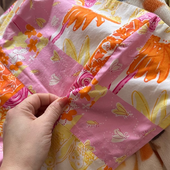 Lilly Pulitzer Patchwork Strapless Dress Size 10 - Picture 5 of 10